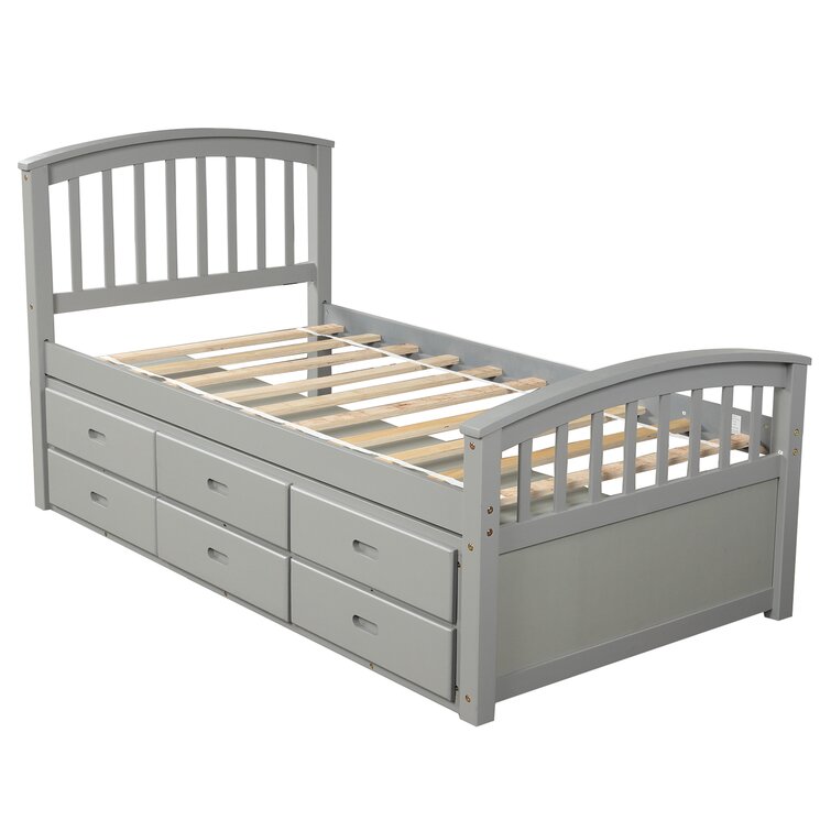 Harriet Bee Ercwkff Solid Wood Bed & Reviews | Wayfair